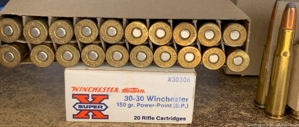 Winchester Super X .30-30 Win., 150gr. Power Point (SP) 20rds. Ammo Sale-img-3