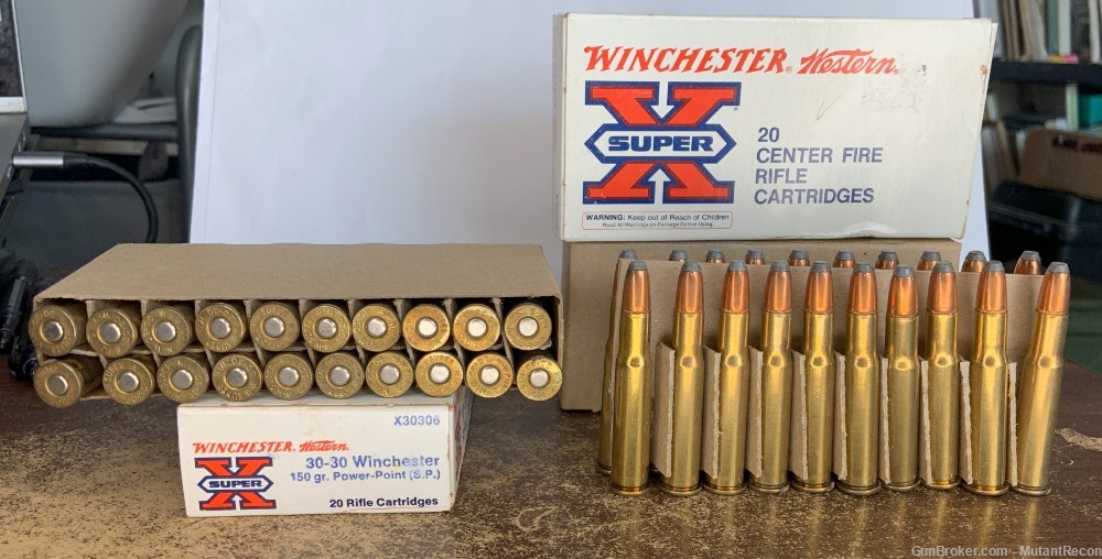 Winchester Super X .30-30 Win., 150gr. Power Point (SP) 20rds. Ammo Sale-img-0
