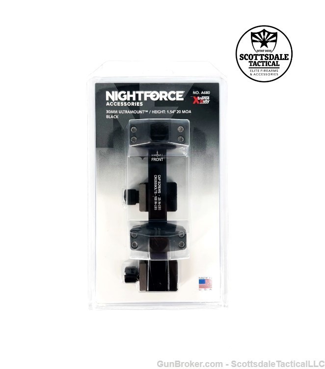 Nightforce A680 30MM Ultramount Scope Mount Nightforce-img-1