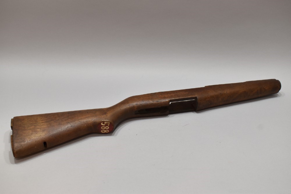 M1 Garand Wood Rifle Stock Rack Numbered W P Firing Proof-img-0