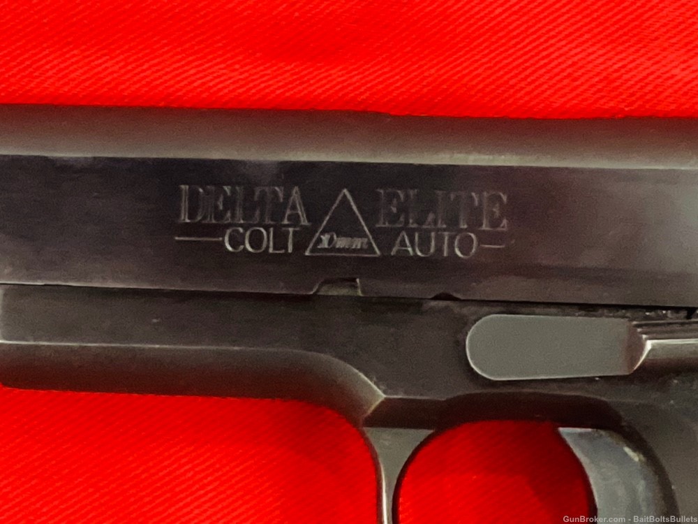 Colt Delta Elite 10mm 1988 Production Government Model 5” Used-img-2