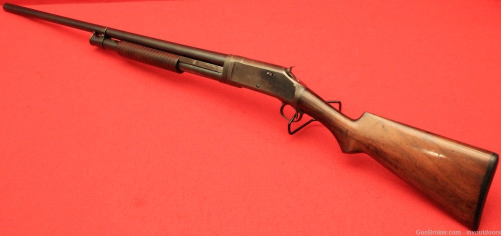 Winchester Model 1897 Pump Action 12-gauge 30"-barrel shotgun. -img-4