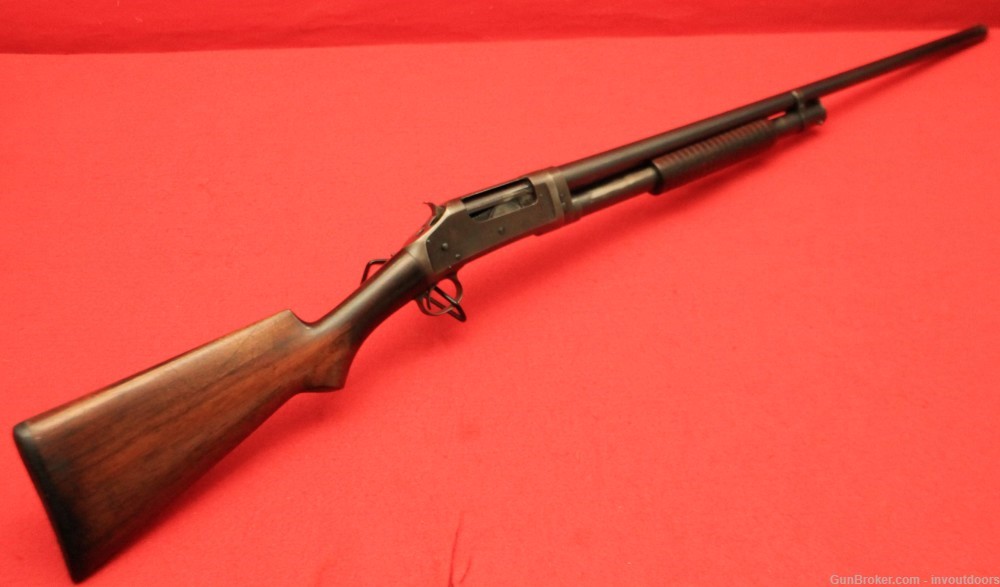 Winchester Model 1897 Pump Action 12-gauge 30"-barrel shotgun. -img-3