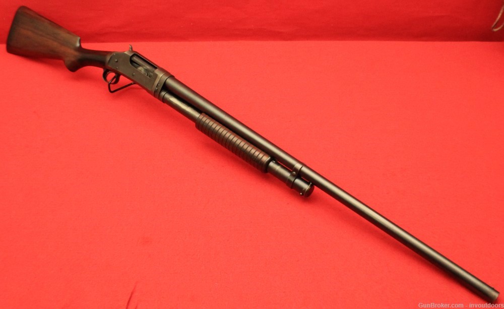 Winchester Model 1897 Pump Action 12-gauge 30"-barrel shotgun. -img-0