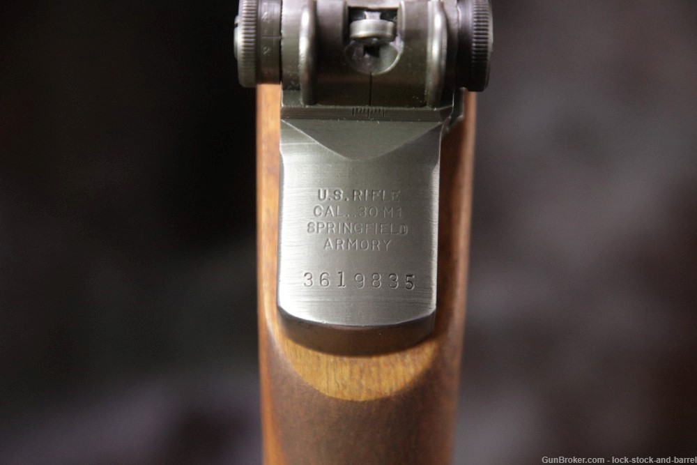 WWII Springfield M1 Garand U.S. .30-06 Semi Auto Rifle US 1945 C&R-img-21