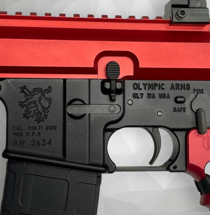 Olympic Arms MFR Semi-Automatic 5.56mm Red Joker Rifle -img-9