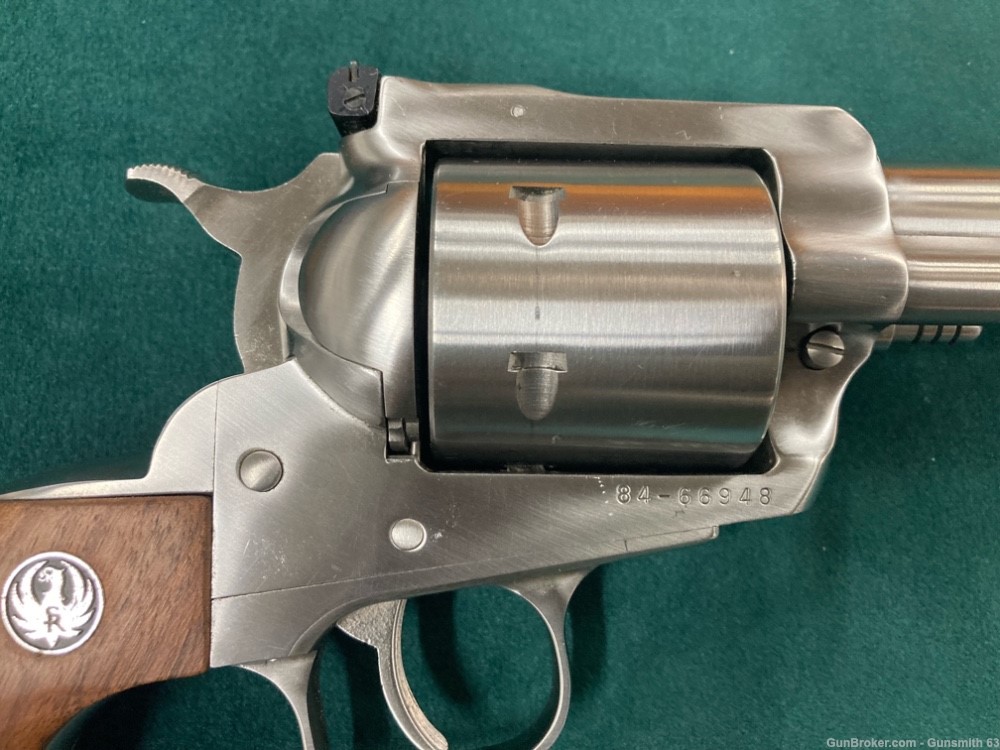 Ruger New Model Super Blackhawk .44mag revolver with box and ammo-img-3