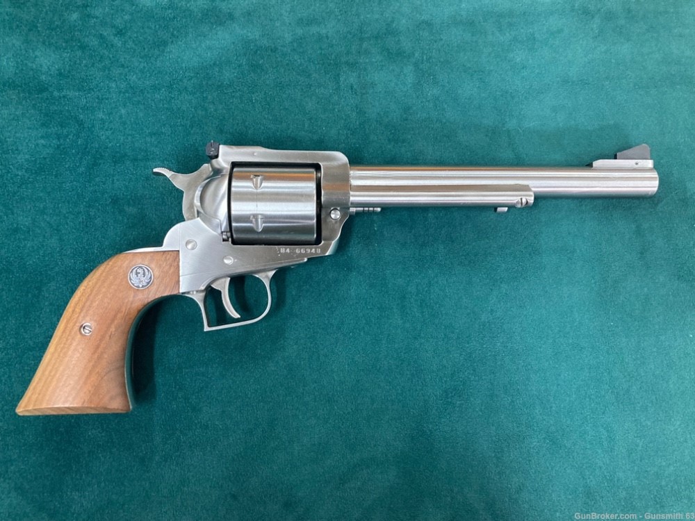 Ruger New Model Super Blackhawk .44mag revolver with box and ammo-img-1