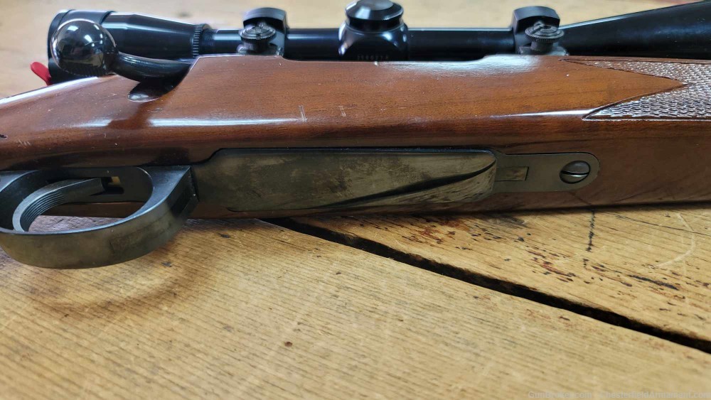 Interarms Mauser Bolt Action Type Rifle 243 Caliber Leupold 12X Scope-img-5