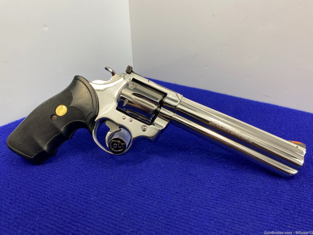 1987 Colt King Cobra .357 Mag 6" *BREATHTAKING BRIGHT STAINLESS* Beautiful-img-9