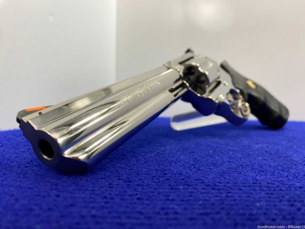 1987 Colt King Cobra .357 Mag 6" *BREATHTAKING BRIGHT STAINLESS* Beautiful-img-7