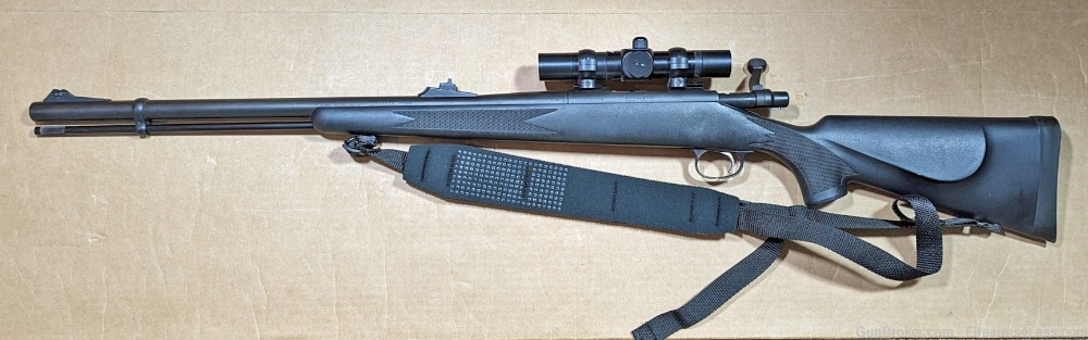 1994 Remington 700 ML Muzzleloader 50 Cal Black Powder Synthetic Red Dot-img-1