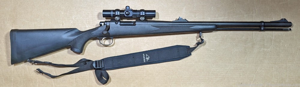 1994 Remington 700 ML Muzzleloader 50 Cal Black Powder Synthetic Red Dot-img-0