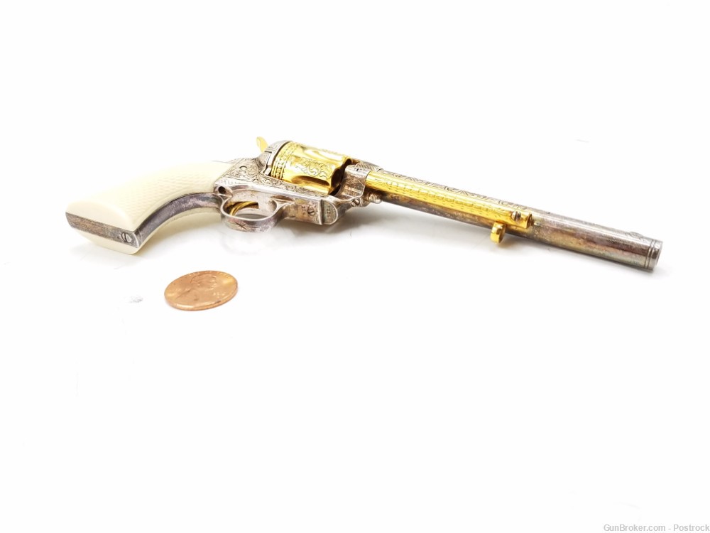 47% scale miniature “Presidential Edition” Colt SAA Revolver w/ Ivory Grips-img-6