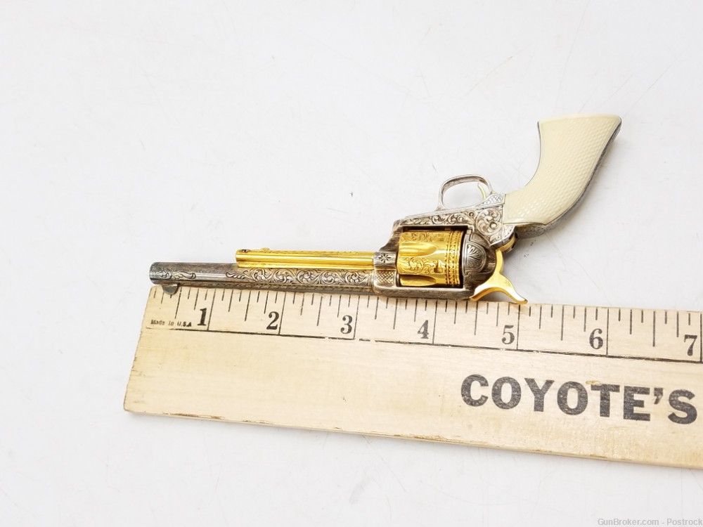 47% scale miniature “Presidential Edition” Colt SAA Revolver w/ Ivory Grips-img-9