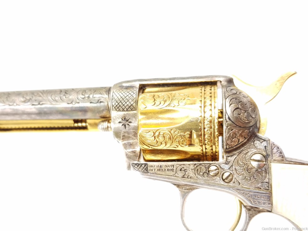 47% scale miniature “Presidential Edition” Colt SAA Revolver w/ Ivory Grips-img-11