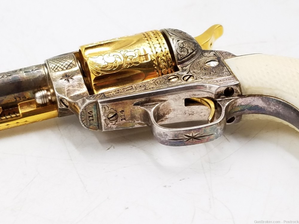 47% scale miniature “Presidential Edition” Colt SAA Revolver w/ Ivory Grips-img-25