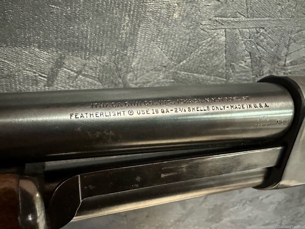 (Pre-Owned) Ithaca 37 Featherweight 16 Gauge shotgun-img-5