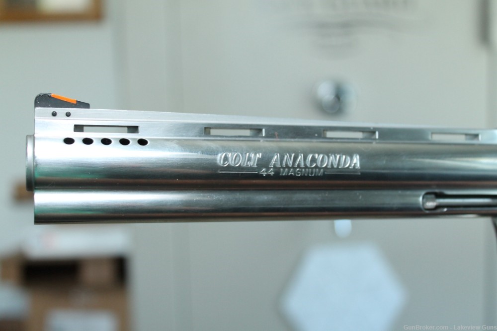 colt anaconda .44 rem mag 8" ported stainless in original box 1998-img-7