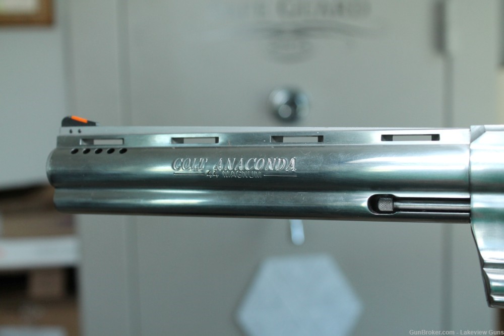 colt anaconda .44 rem mag 8" ported stainless in original box 1998-img-10