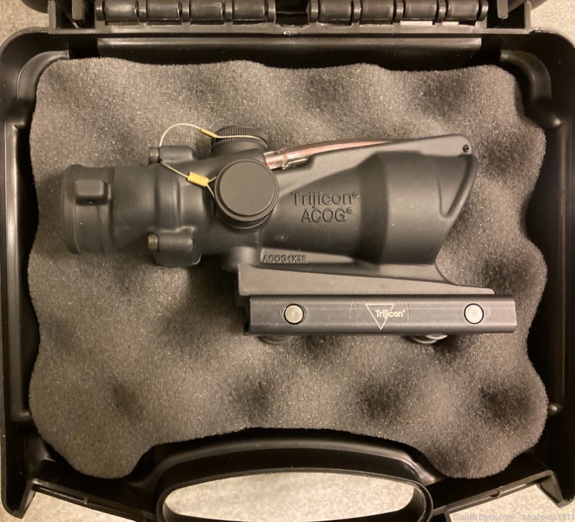 Trijicon ACOG 4x32 BAC Riflescope .223/5.56 BDC Red Crosshair TA31-CH-img-1