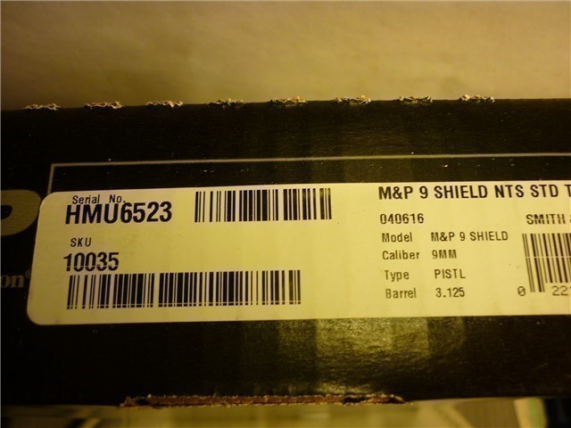Smith & Wesson Shield 9MM no manual safety New-img-4