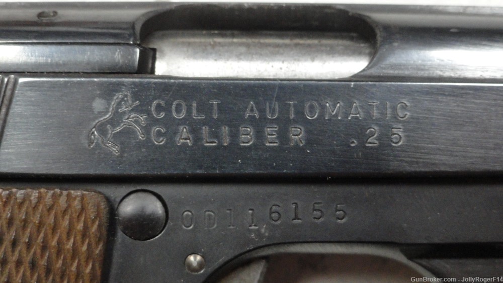 EXCELLENT SHAPE Colt Junior 25 ACP Automatic Vest Pocket Pistol 1908 Style-img-1