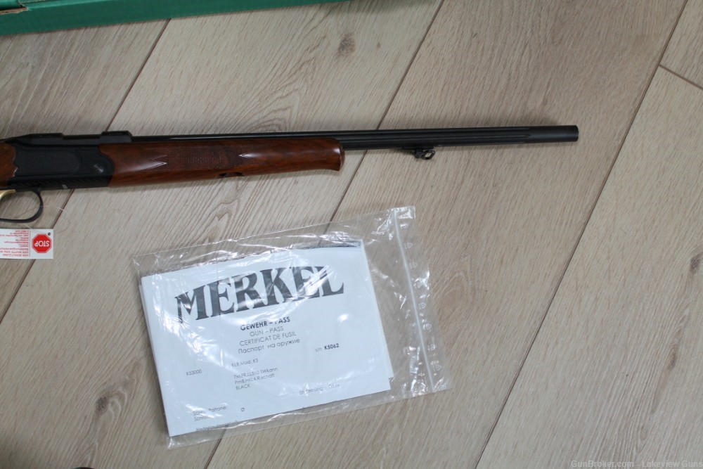 Merkel Firearms K3 Extreme Lightweight stalking rifle 7.65R unfired in box-img-9