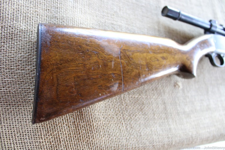 Winchester Model 61 22s,l,lr Pump Rifle w/ Weaver Scope Ca. 1948-img-3