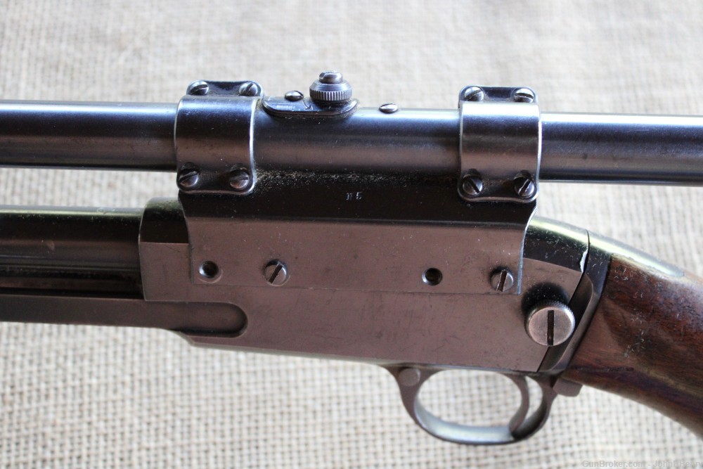 Winchester Model 61 22s,l,lr Pump Rifle w/ Weaver Scope Ca. 1948-img-19