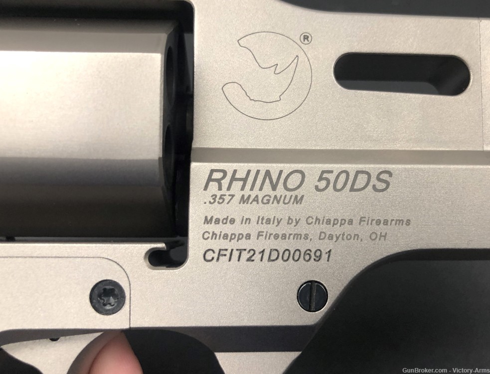 Chiappa Rhino 50DS .357 Magnum 5" Revolver W/ Case Stainless DA / SA-img-15