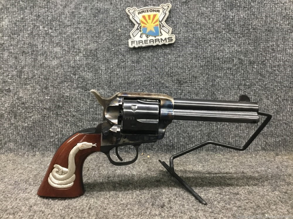 Cimmaron Man with No name Six Round SA Revolver .45 Colt w/ Box-img-5