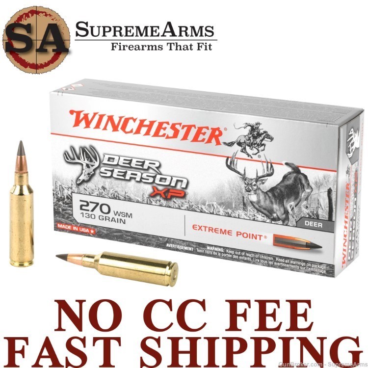 Winchester 270 WSM Ammo-img-0