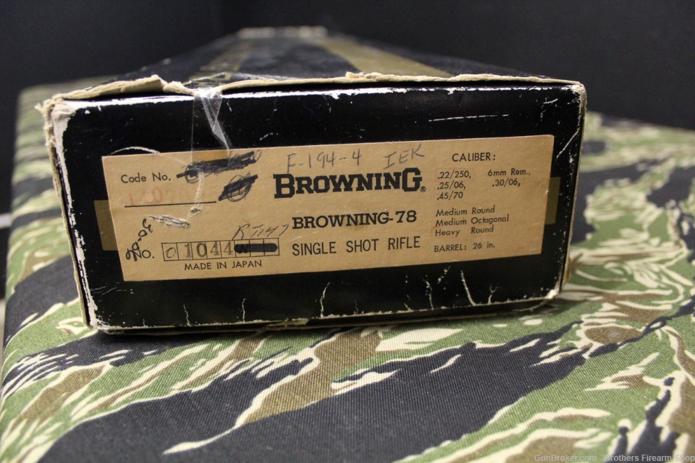 Browning B-78 30-06 Sprg. 26" Octagonal Barrel Scope Mounts 1974 MFG LNIB-img-7