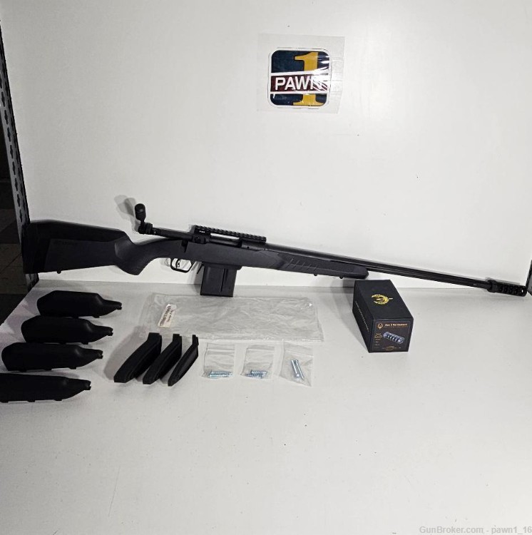 SAVAGE MODEL 110 TACTICAL WITH ACCESSORIES -img-0