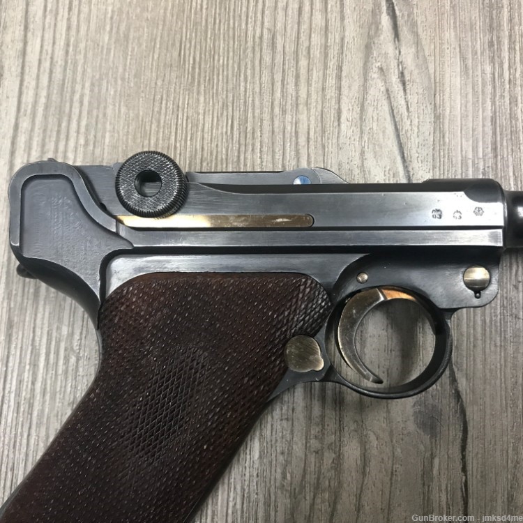 German Luger S/42 9mm 4" w/ Matching Magazine-img-10