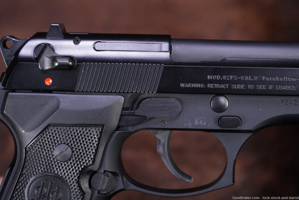 Beretta Model 92FS 92-FS 9mm Parabellum Double Action Semi Automatic Pistol-img-9