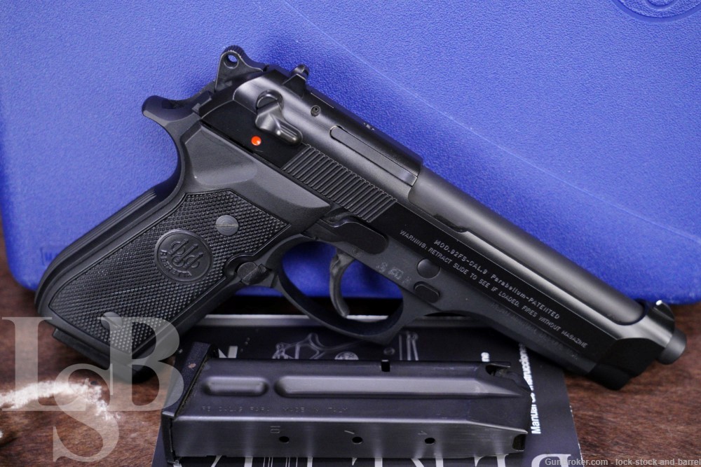 Beretta Model 92FS 92-FS 9mm Parabellum Double Action Semi Automatic Pistol-img-0