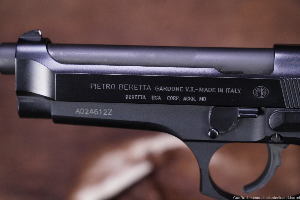 Beretta Model 92FS 92-FS 9mm Parabellum Double Action Semi Automatic Pistol-img-10