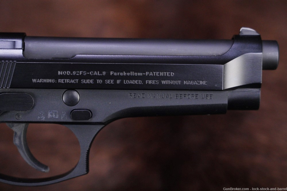 Beretta Model 92FS 92-FS 9mm Parabellum Double Action Semi Automatic Pistol-img-8