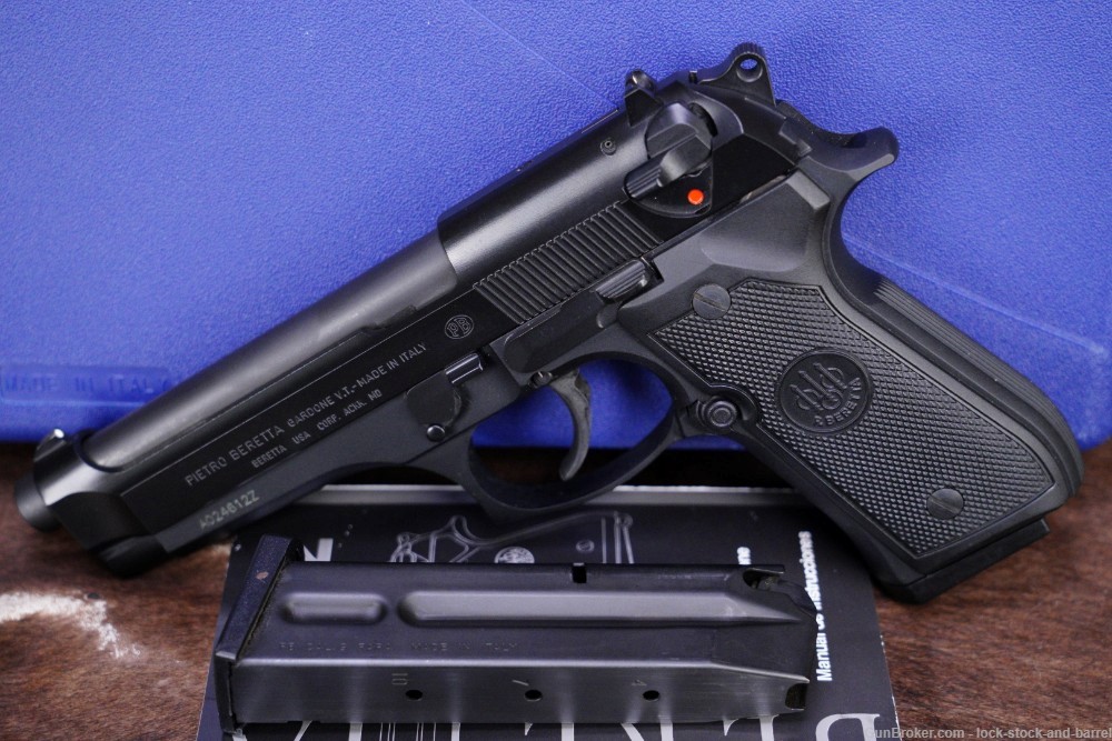Beretta Model 92FS 92-FS 9mm Parabellum Double Action Semi Automatic Pistol-img-3