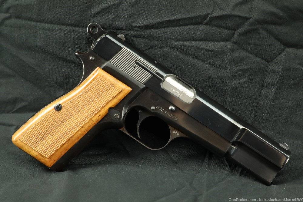Browning Belgium FN Hi Power 9mm Luger 4.7” Semi-Auto Pistol MFD 1969 C&R-img-3