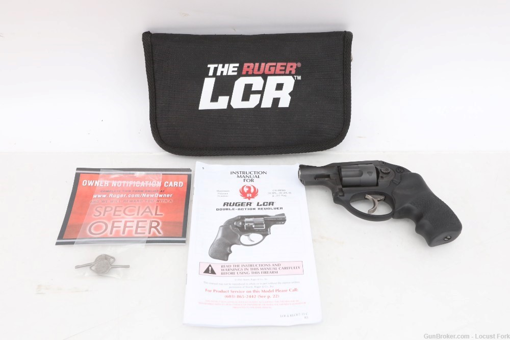 Ruger LCR 357 Magnum 2" 5 shot Hammerless w/ Case NO RESERVE!-img-0
