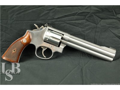  Stainless Smith & Wesson “K22 Masterpiece” Model 617-1 22 LR 6” Revolver