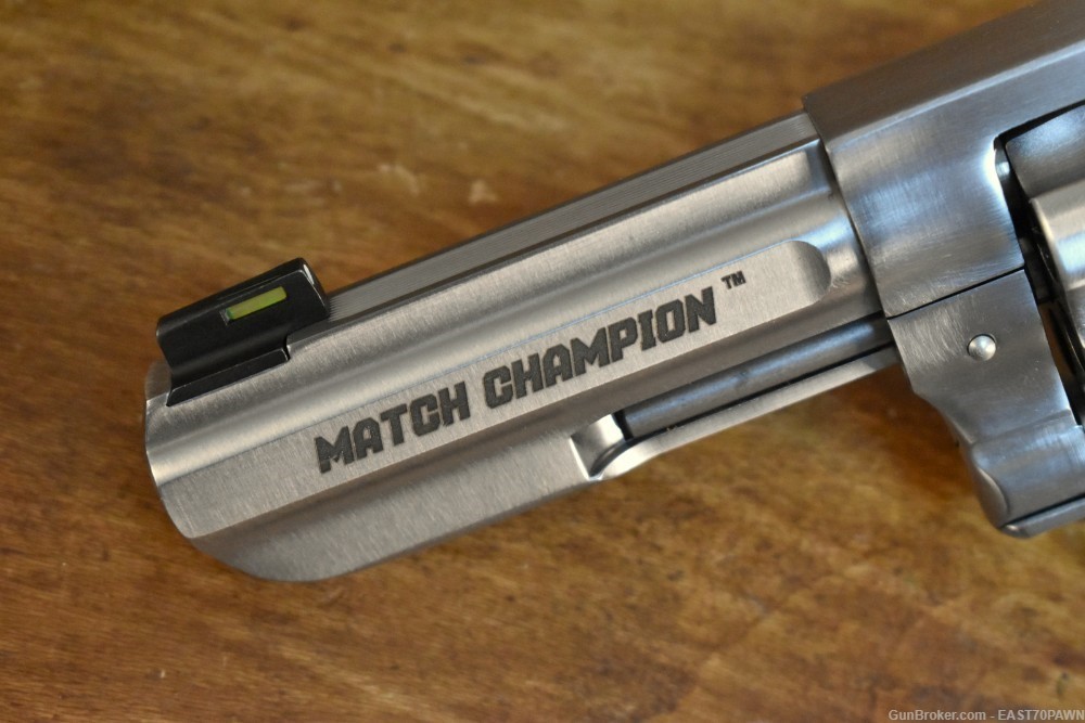 Ruger 1786 GP100 Match Champion .357 Magnum 4" Stainless Revolver 95% +-img-4