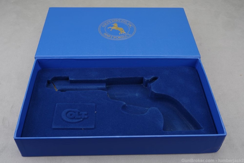 Exceptional 1993 Colt Custom Shop SAA 45LC 4.75'' Blue/CC Factory Ivory NIB-img-7