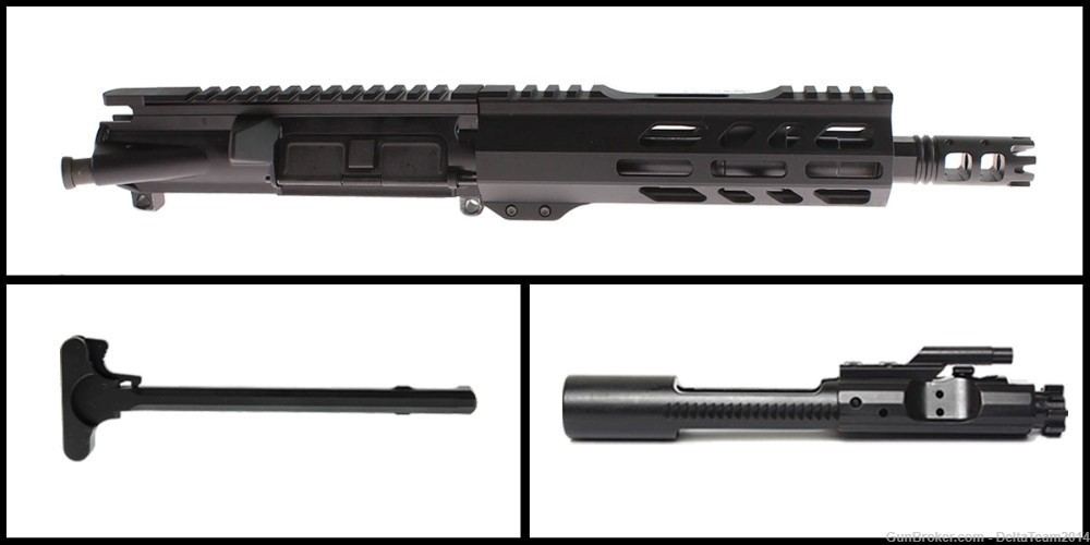 AR15 5.56 NATO Pistol Complete Upper - Forged Mil-Spec Upper Receiver-img-0