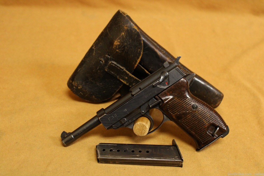 Spreewerk P.38 Pistol (CYQ, Late-War, U-block, Cog Hammer) German WW2-img-0