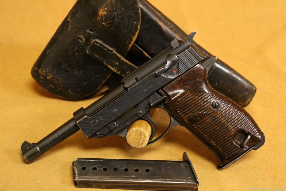 Spreewerk P.38 Pistol (CYQ, Late-War, U-block, Cog Hammer) German WW2-img-1