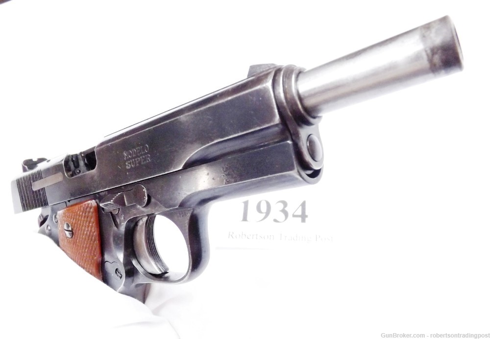 Star Spain 9mm Super B 5” Blue 1974 Spanish Guardia Pistol C&R CA OK VG-img-3